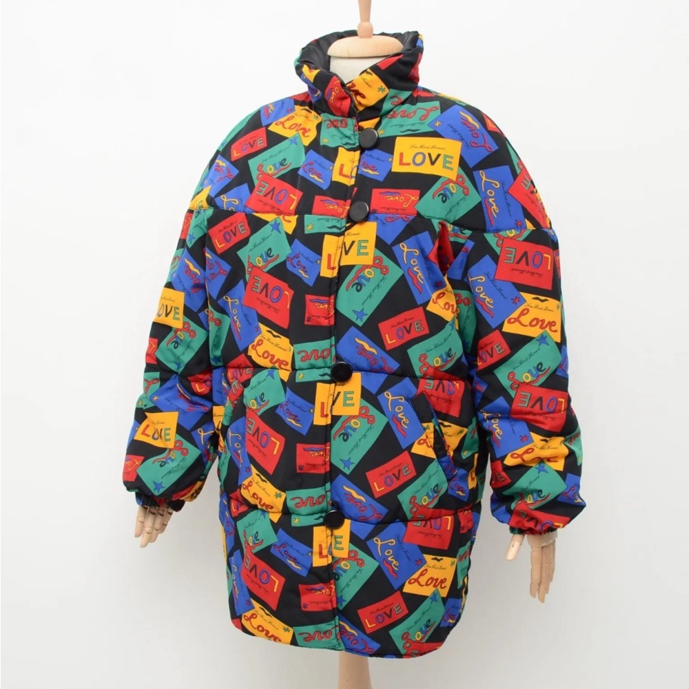 Vintage Yves Saint Laurent LOVE Label Reversible Coat L